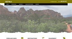 Desktop Screenshot of hikethewest.com